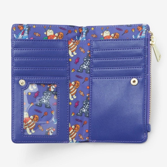Loungefly Disney Winnie The Pooh Characters Trick-Or-Treat Wallet‎ Boxlunch - Picture 3 of 3